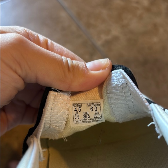 Vans Kids Black and White Checkerboard Slip-On Sneakers - Picture 3 of 4